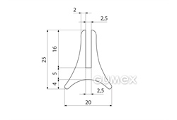 SILIKONPROFILE H-FORM